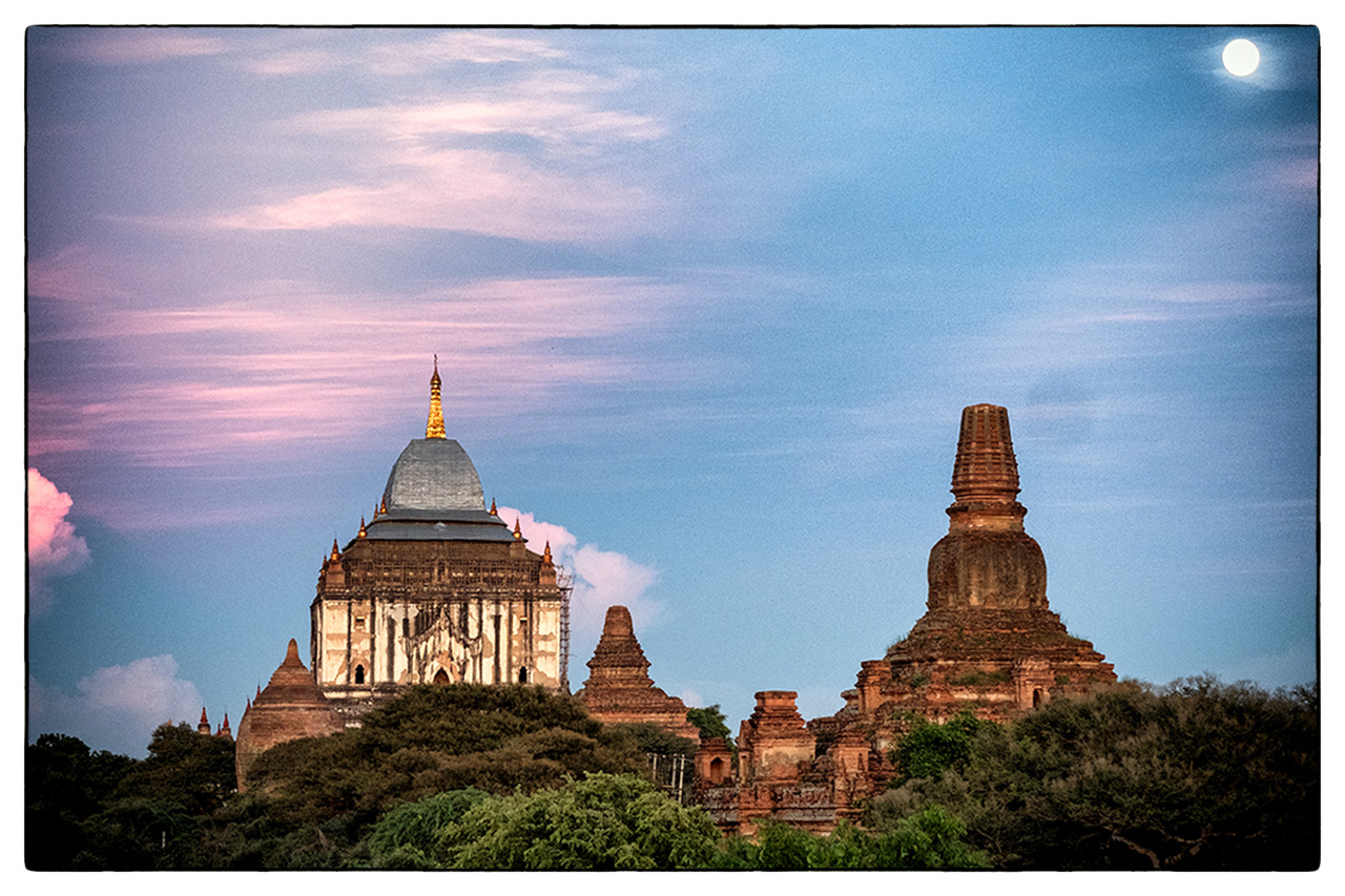 Moon Over Bagan